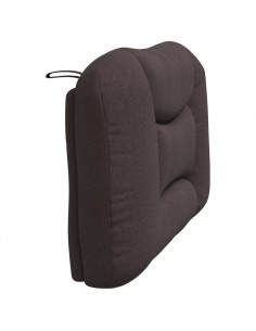 Cuscino Testiera Marrone Scuro 100 cm in Tessuto