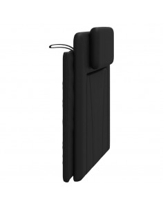 Cuscino Testiera Nero 100 cm in Similpelle