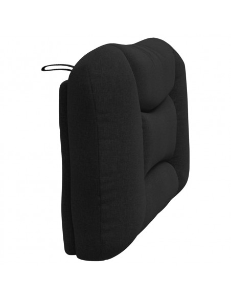 Cuscino Testiera Nero 100 cm in Tessuto
