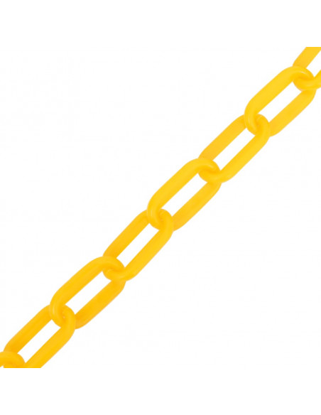 Catena Segnaletica Gialla 100 m Ø6 mm in Plastica