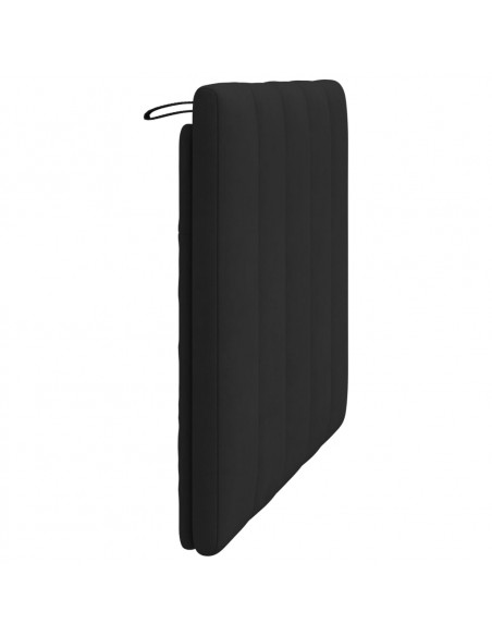 Cuscino Testiera Nero 100 cm in Velluto