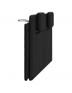Cuscino Testiera Nero 120 cm in Similpelle