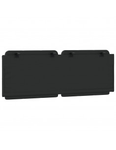 Cuscino Testiera Nero 120 cm in Similpelle