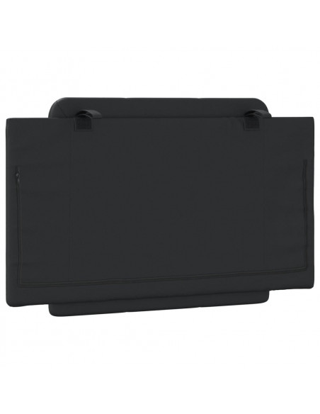 Cuscino Testiera Nero 80 cm in Similpelle