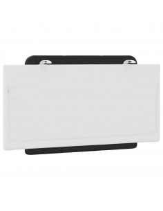 Cuscino Testiera Nero e Bianco 100 cm in Similpelle