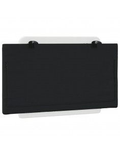 Cuscino Testiera Nero e Bianco 90 cm in Similpelle