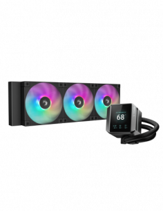 DEEPCOOL RAFF. LIQUIDO MYSTIQUE 360 ARGB TFT 2.8'' R-LX750-BKADSNC-G-1