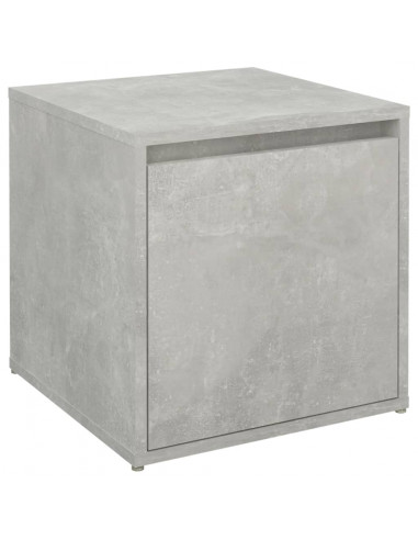 Cassetto Contenitore Grigio Cemento 40,5x40x40 cm in Legno