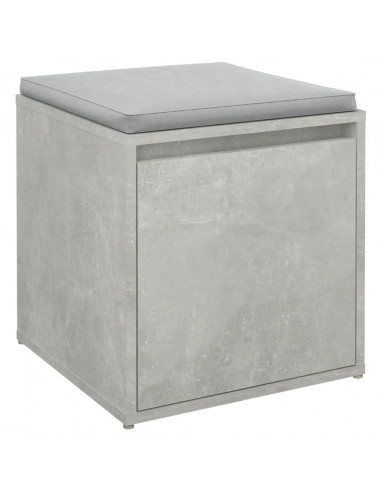 Cassetto Contenitore Grigio Cemento 40,5x40x40 cm in Legno