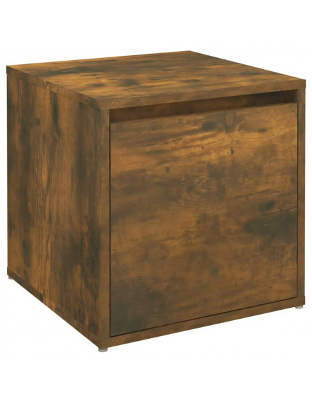 Cassetto Contenitore Rovere Fumo 40,5x40x40cm Legno Multistrato