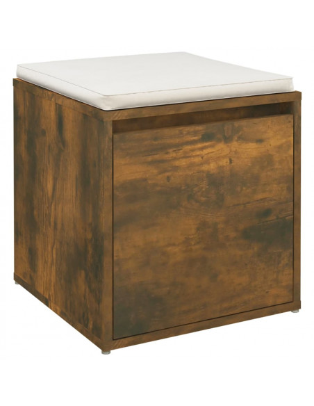Cassetto Contenitore Rovere Fumo 40,5x40x40cm Legno Multistrato