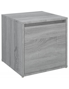 Cassetto Contenitore Grigio Sonoma 40,5x40x40 cm in Multistrato 2