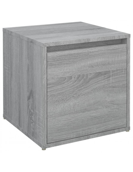 Cassetto Contenitore Grigio Sonoma 40,5x40x40 cm in Multistrato