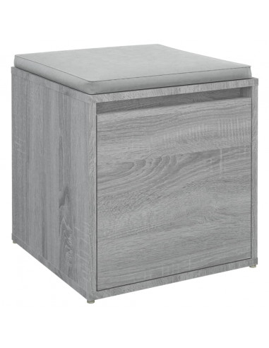 Cassetto Contenitore Grigio Sonoma 40,5x40x40 cm in Multistrato