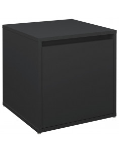 Cassetto Contenitore Nero 40,5x40x40 cm in Legno Multistrato 2