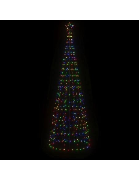Albero di Natale a LED con Punte 570 LED Colorato 300 cm