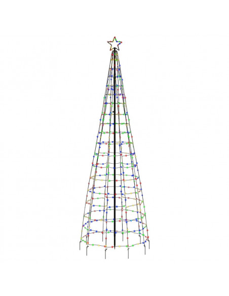 Illuminazione Albero di Natale Picchetti 570LED Colorato 300cm