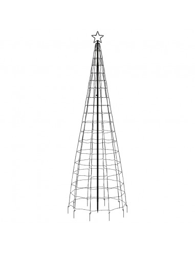 Albero di Natale a LED con Punte 570 LED Colorato 300 cm