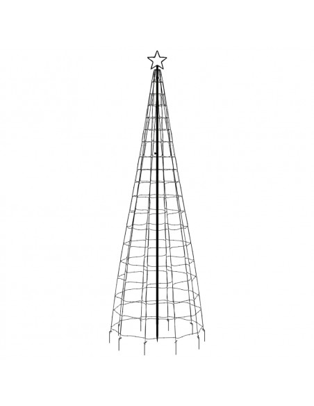 Albero di Natale a LED con Punte 570 LED Colorato 300 cm