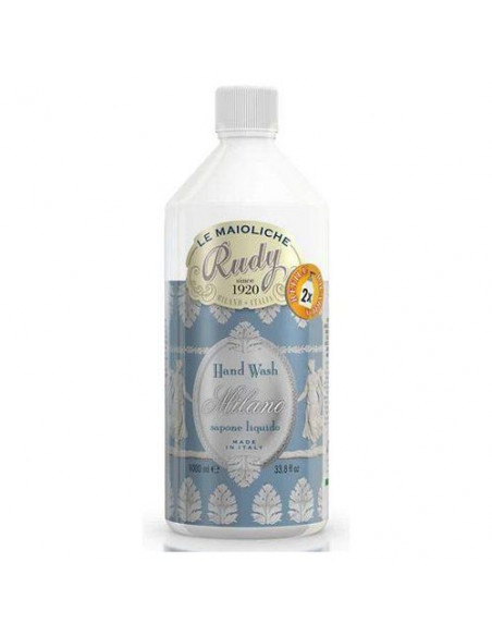 Detergente Rudy Le Maioliche Milano Liquido Ricarica 1 Litro