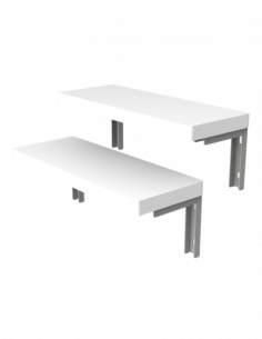DEZCTOP ACC. 2 MENSOLE DA-DBSVM2-WH1 BIANCO