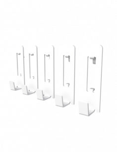 DEZCTOP ACC. 5 GANCI DA-DBHOOK-WH1 BIANCO