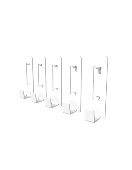 DEZCTOP ACC. 5 GANCI DA-DBHOOK-WH1 BIANCO