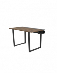 DEZCTOP DESK BIFROST 120 NOCE DK-BFTET12-WN1 DK-BFTUTFM-BK1 pannello opzion