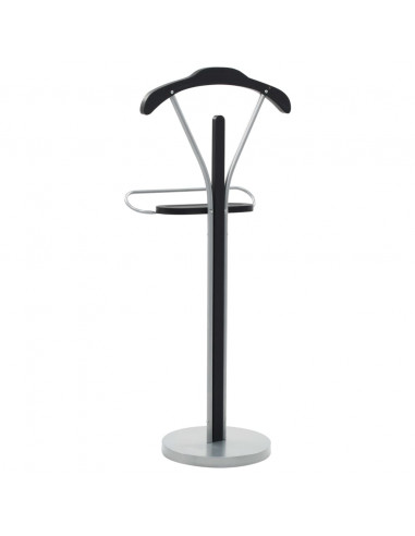 Appendiabiti 45x35x107 cm Nero e Grigio