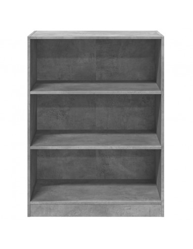 Armadio Grigio Cemento 77x48x102 cm in Legno Multistrato