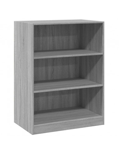 Armadio Grigio Sonoma 77x48x102 cm in Legno Multistrato