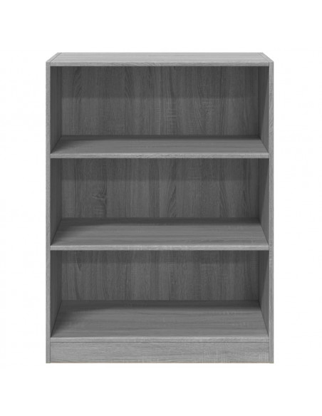 Armadio Grigio Sonoma 77x48x102 cm in Legno Multistrato