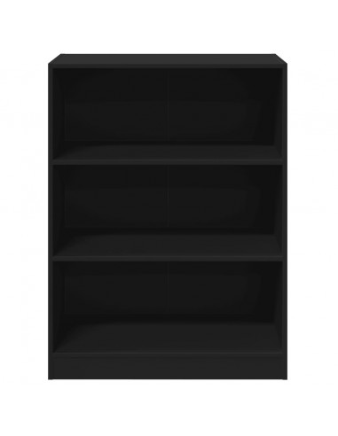 Armadio Nero 77x48x102 cm in Legno Multistrato