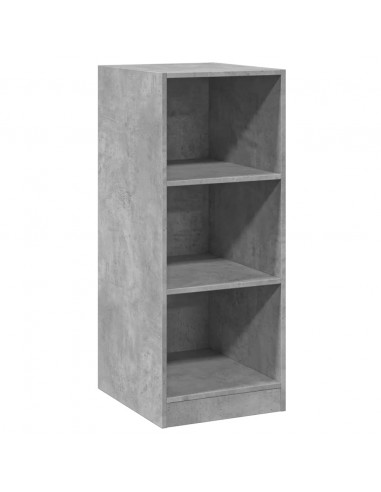 Armadio Grigio Cemento 48x41x102 cm in Legno Multistrato