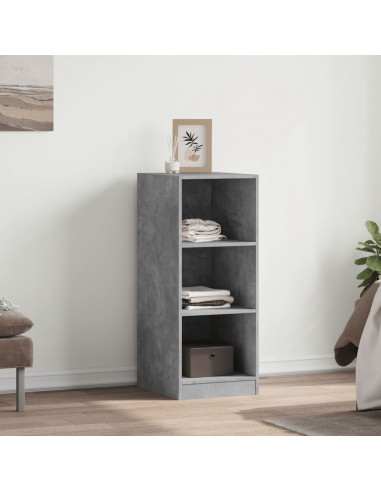Armadio Grigio Cemento 48x41x102 cm in Legno Multistrato