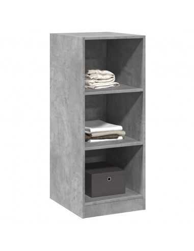 Armadio Grigio Cemento 48x41x102 cm in Legno Multistrato