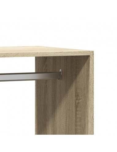 Armadio Rovere Sonoma 77x48x102 cm in Legno Multistrato