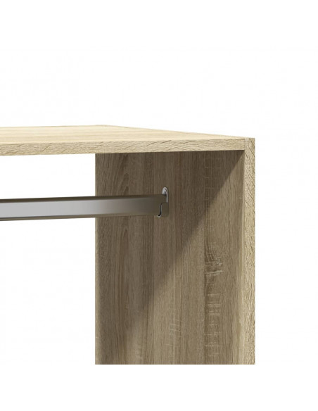 Armadio Rovere Sonoma 77x48x102 cm in Legno Multistrato