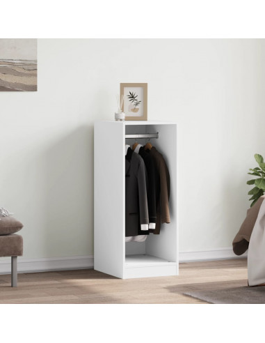 Armadio Bianco 48x41x102 cm in Legno Multistrato