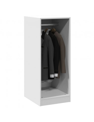 Armadio Bianco 48x41x102 cm in Legno Multistrato