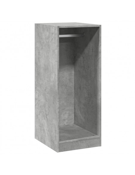 Armadio Grigio Cemento 48x41x102 cm in Legno Multistrato