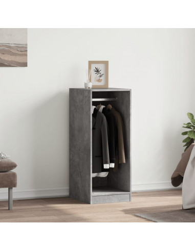 Armadio Grigio Cemento 48x41x102 cm in Legno Multistrato