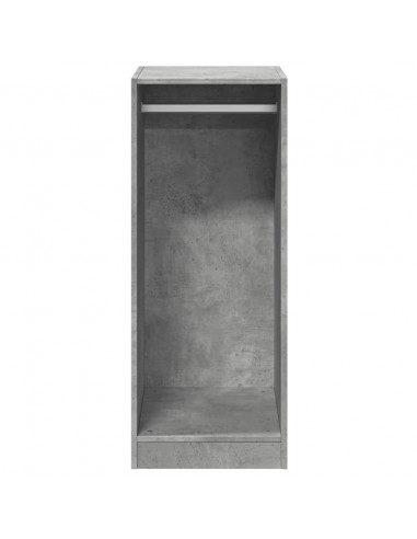 Armadio Grigio Cemento 48x41x102 cm in Legno Multistrato
