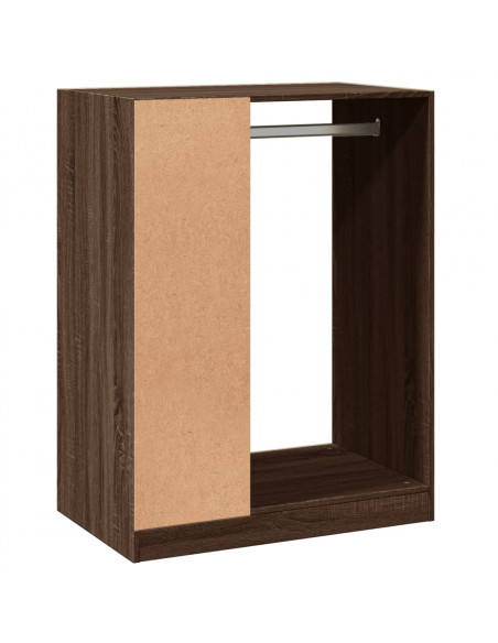 Armadio Marrone Sonoma 77x48x102 cm in Legno Multistrato