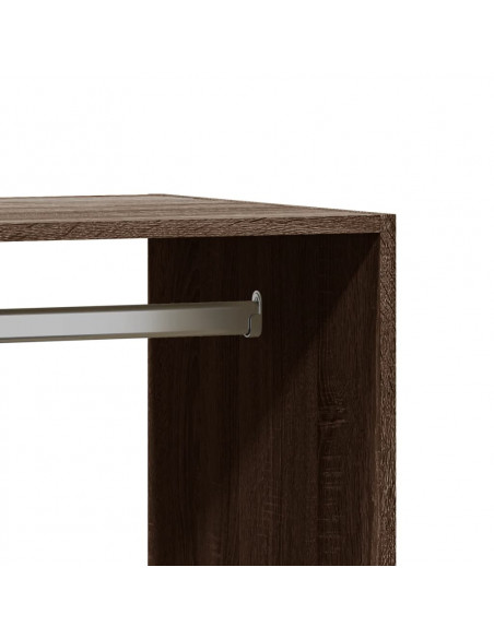 Armadio Marrone Sonoma 77x48x102 cm in Legno Multistrato