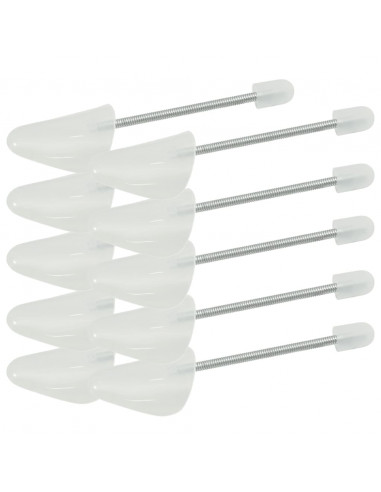 Forme per Scarpe 5 Paia Bianche EU 35-38 in Plastica