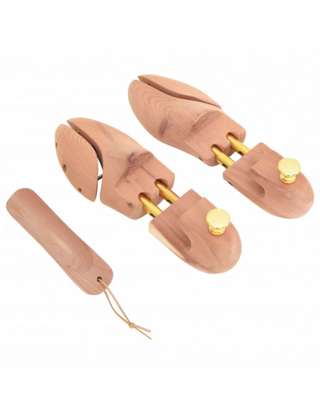 Allarga Scarpe con Calzascarpe EU 40-41 Legno Massello Cedro