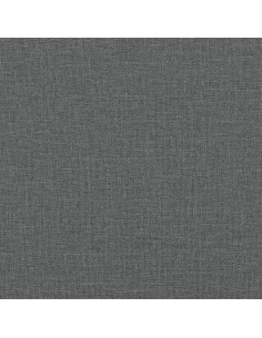 Divano Letto con Materasso Grigio Scuro 80x200 cm in Tessuto