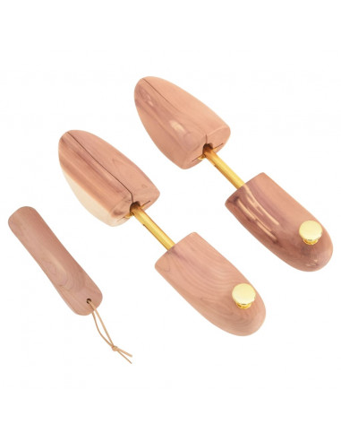 Allarga Scarpe con Calzascarpe EU 44-45 Legno Massello Cedro