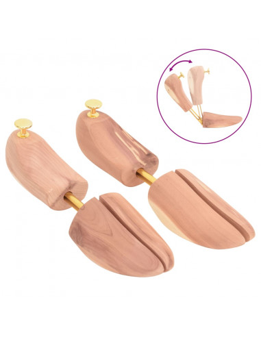 Allarga Scarpe con Calzascarpe EU 44-45 Legno Massello Cedro